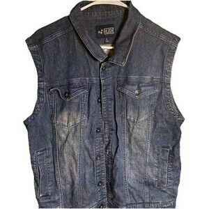 rude denim vest